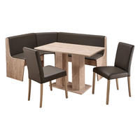 ECKBANKGRUPPE Dania Holzwerkstoff Eiche San Remo Polster Anthrazit - Anthrazit/Eiche San Remo, Holzwerkstoff (169/88/130cm) - 58aufmkessel