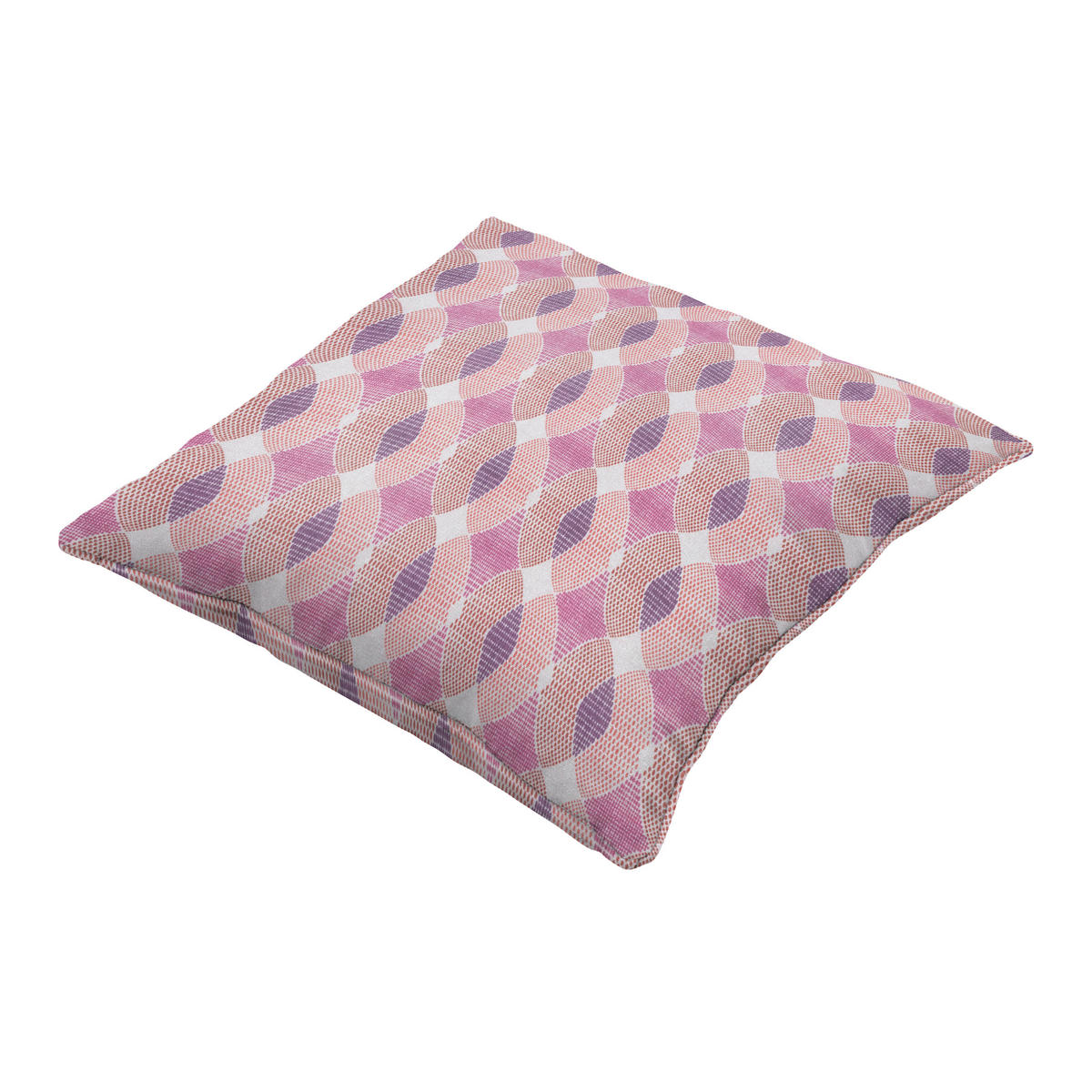 DEKORATIONSKISSEN Rae - Lila - 50/50/10 cm - 4er-Set - Lila, Textil (50/50cm) - Madison