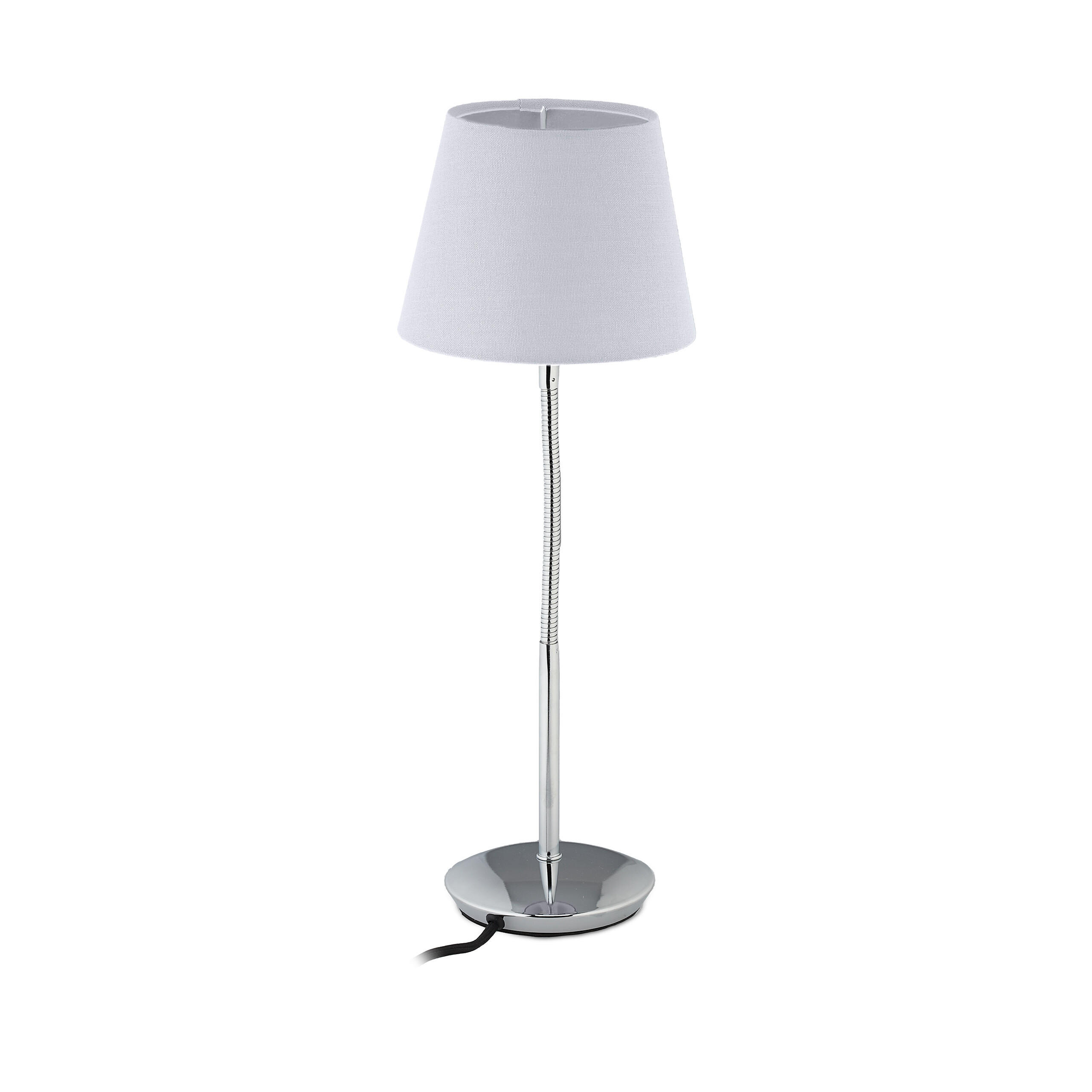 TISCHLAMPE - Multicolor, Textil/Metall (17/17/47cm) - Relaxdays