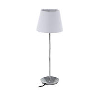 TISCHLAMPE - Multicolor, Textil/Metall (17/17/47cm) - Relaxdays