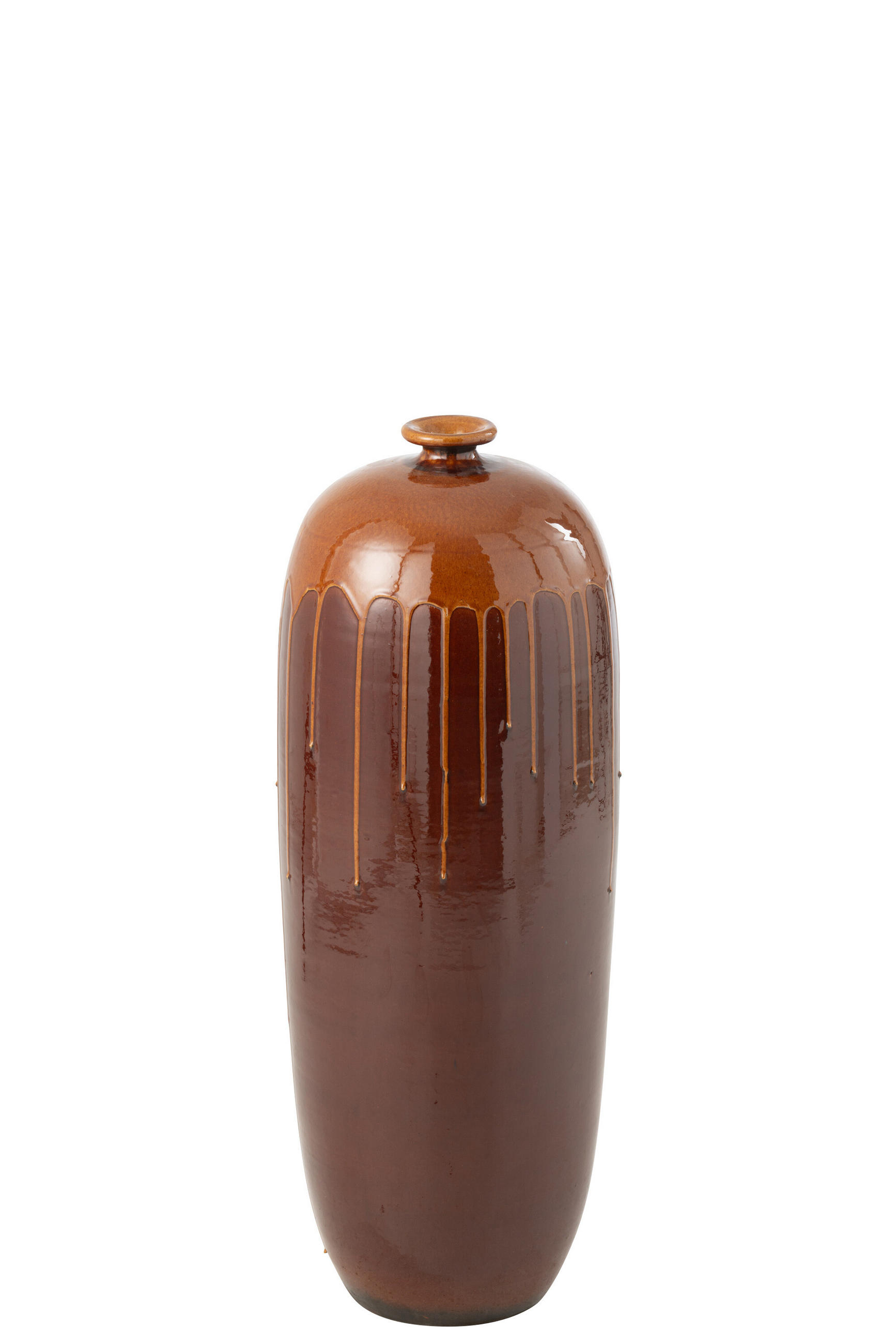VASE LEE - Töpferei - Braun - S - 75 cm hoch - Braun, Keramik (75cm) - J-Line