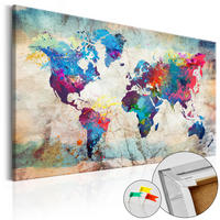 PINNWANDBILDER Bunt 120/80 cm - Multicolor, Naturmaterialien/Textil (120/80cm) - KUNSTLOFT