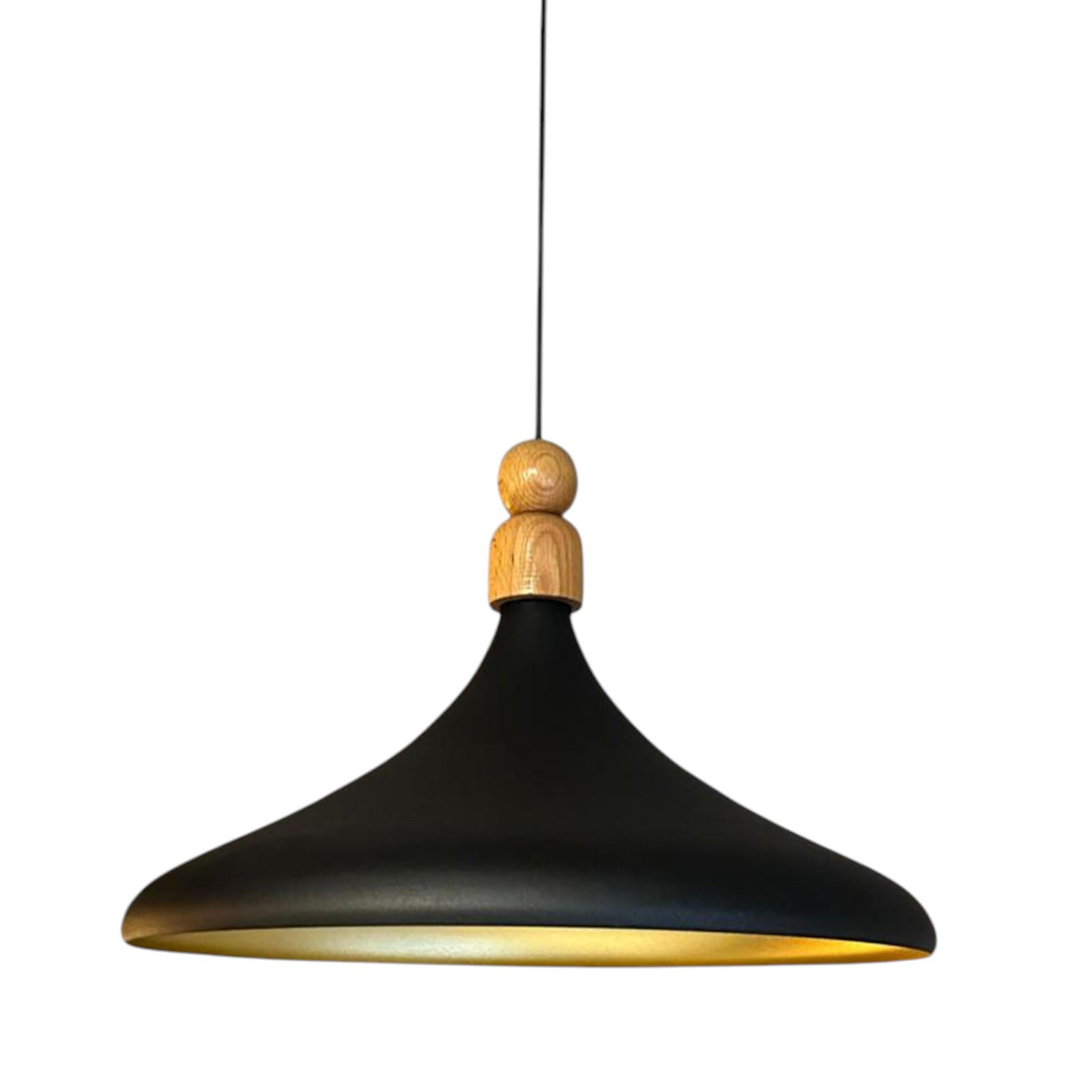 Bamyum Pendelleuchte Schwarz 45x30x45 cm