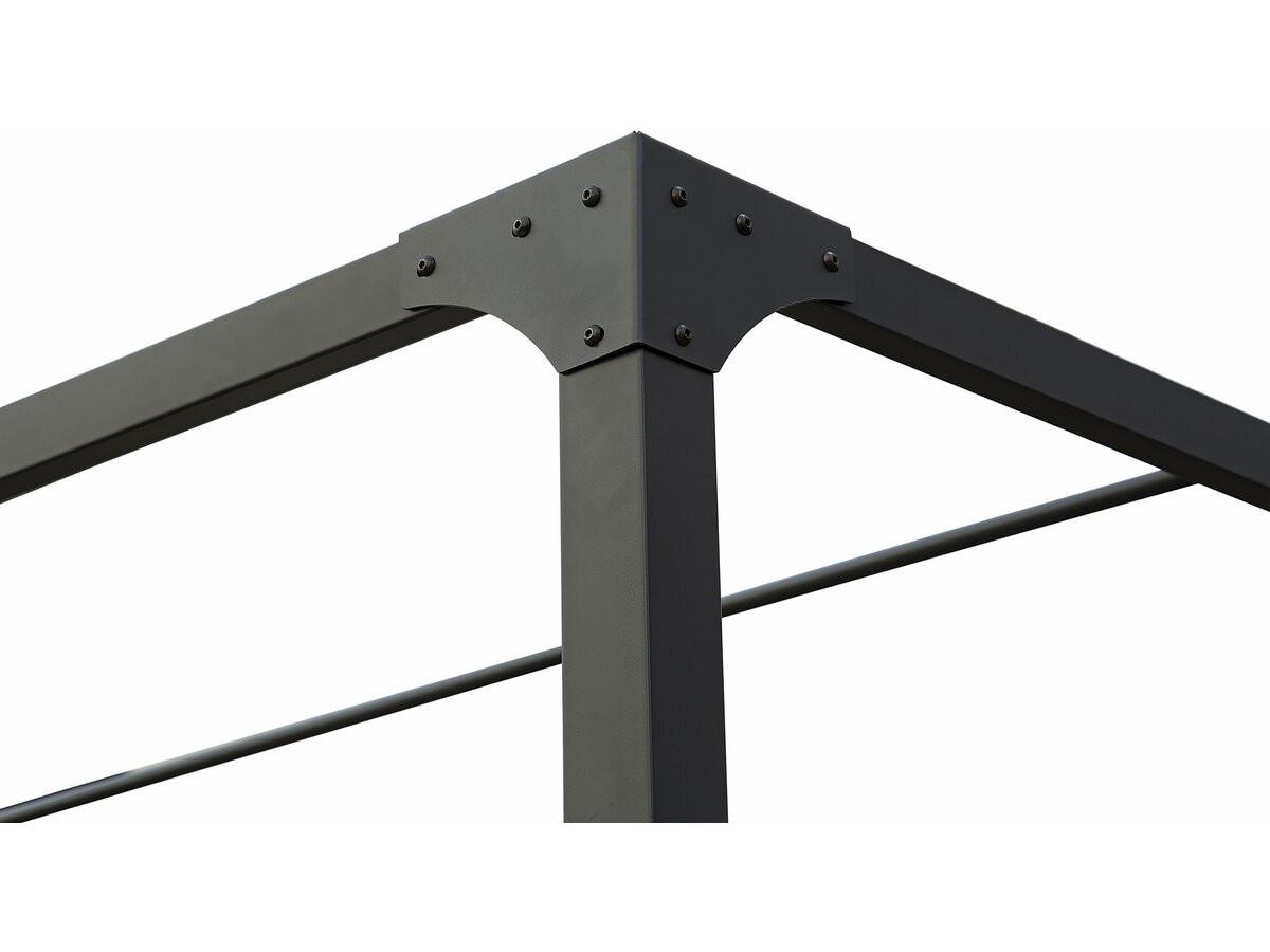 PERGOLA - MARKISE courtenay Grau - Grau, Metall (295/220/396cm) - Habitat Garten