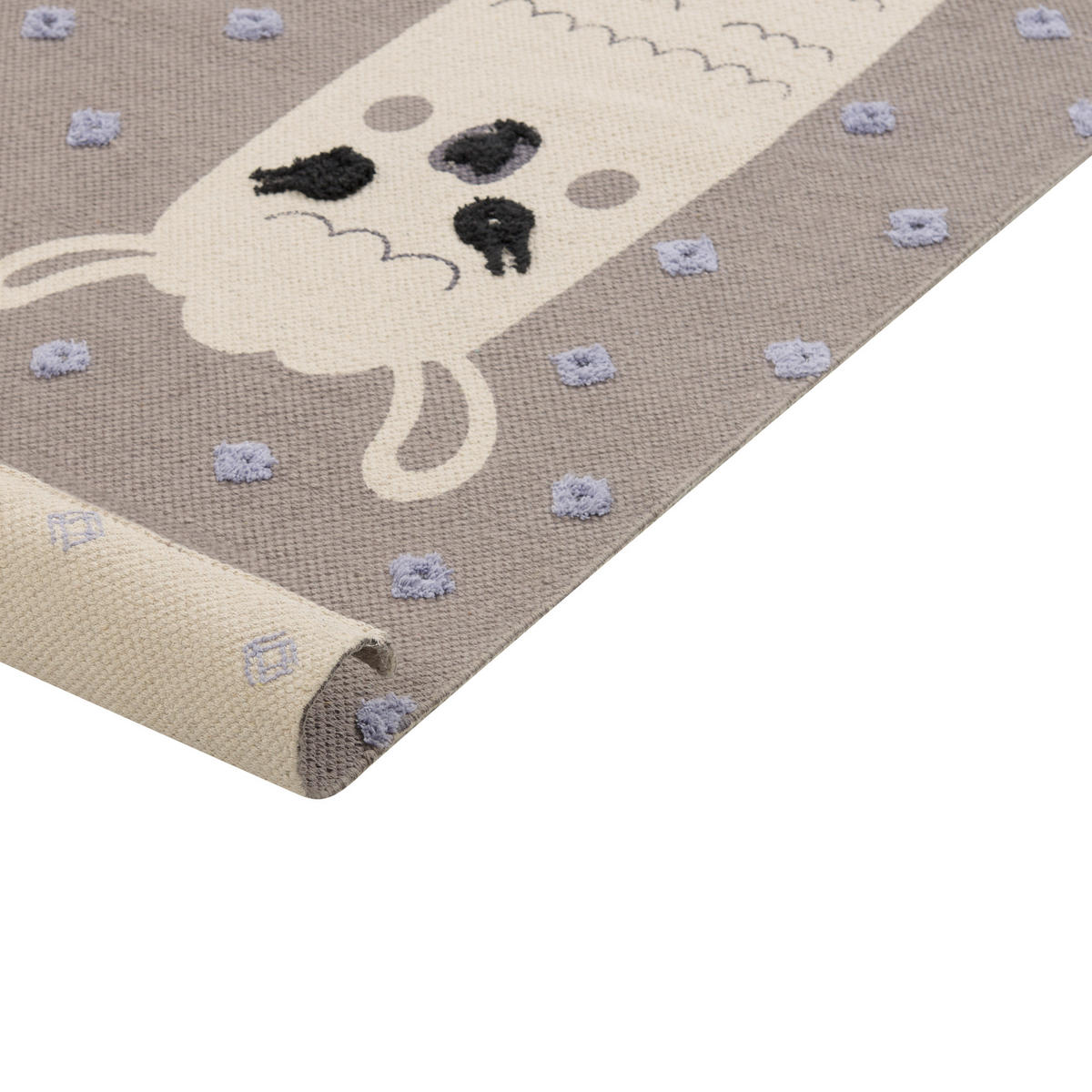 KURZFLOR-KINDERTEPPICH Lubuk 150/80 cm - Braun, Textil (80/150cm) - Beliani