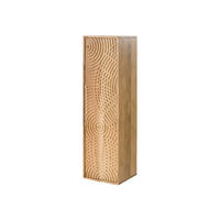 HÄNGESCHRANK Akazie 33x33x115 natur lackiert MARRAKESCH #120 - Braun, Holz (33/115/33cm) - Massivmoebel24