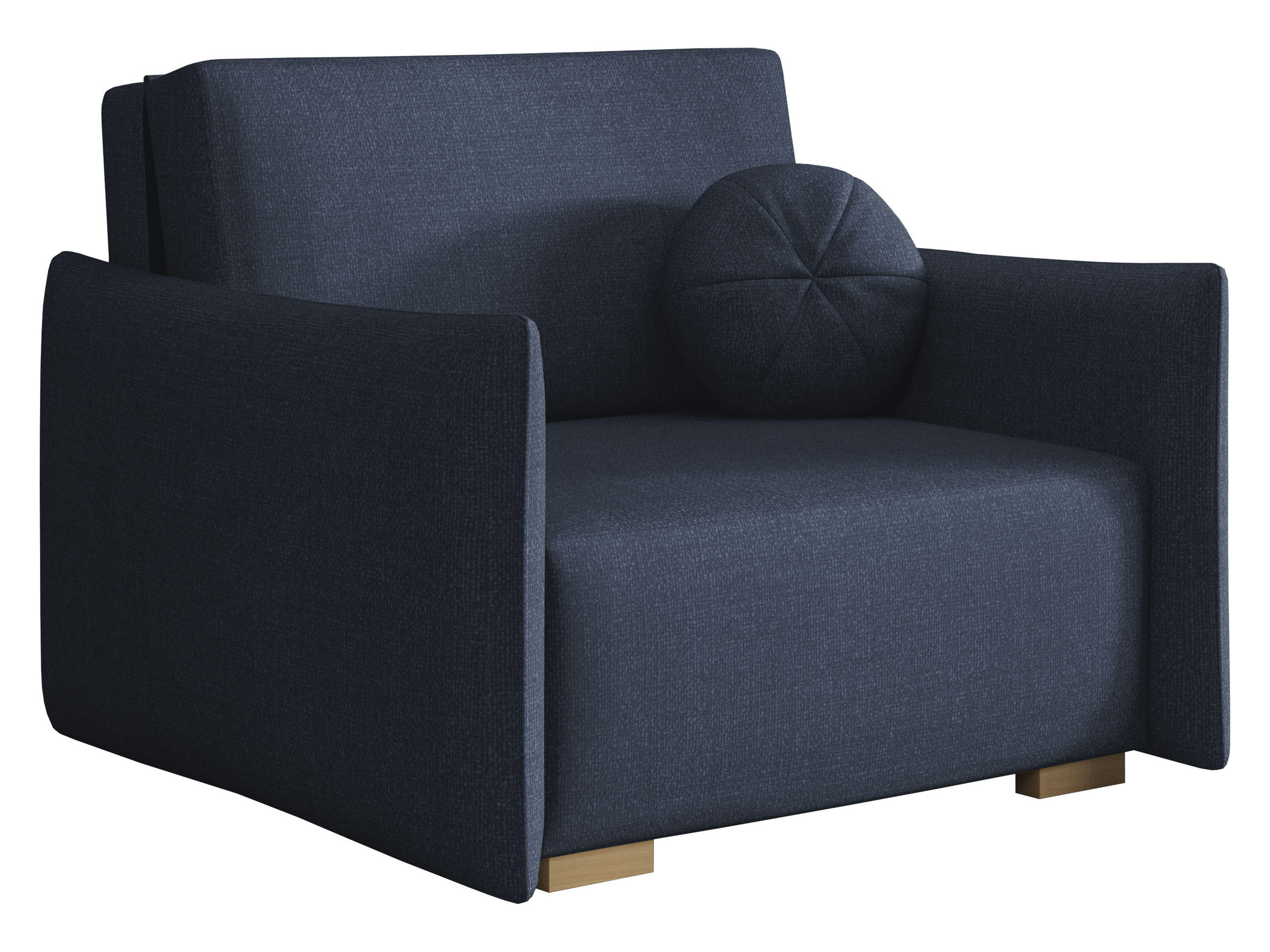 SCHLAFSOFA Viva Glov I - Blau/Naturfarben, Holz/Textil (104/85/98cm) - MIRJAN24