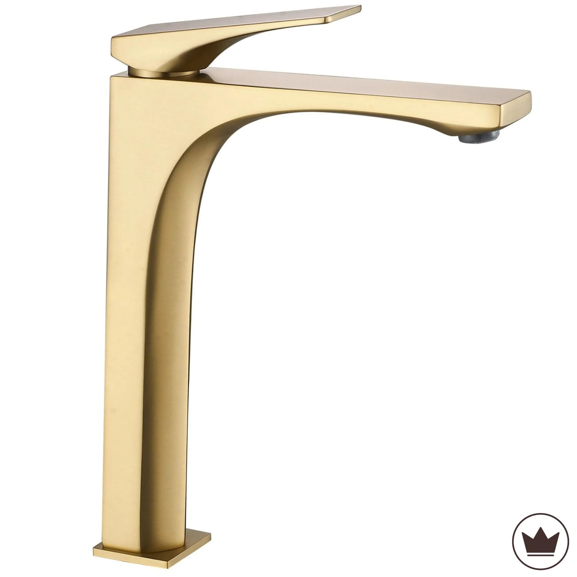 WASCHBECKENARMATUR Premium Rea Joe Brush Gold High - Goldfarben, Metall (4.5/28.5/17.5cm) - REA