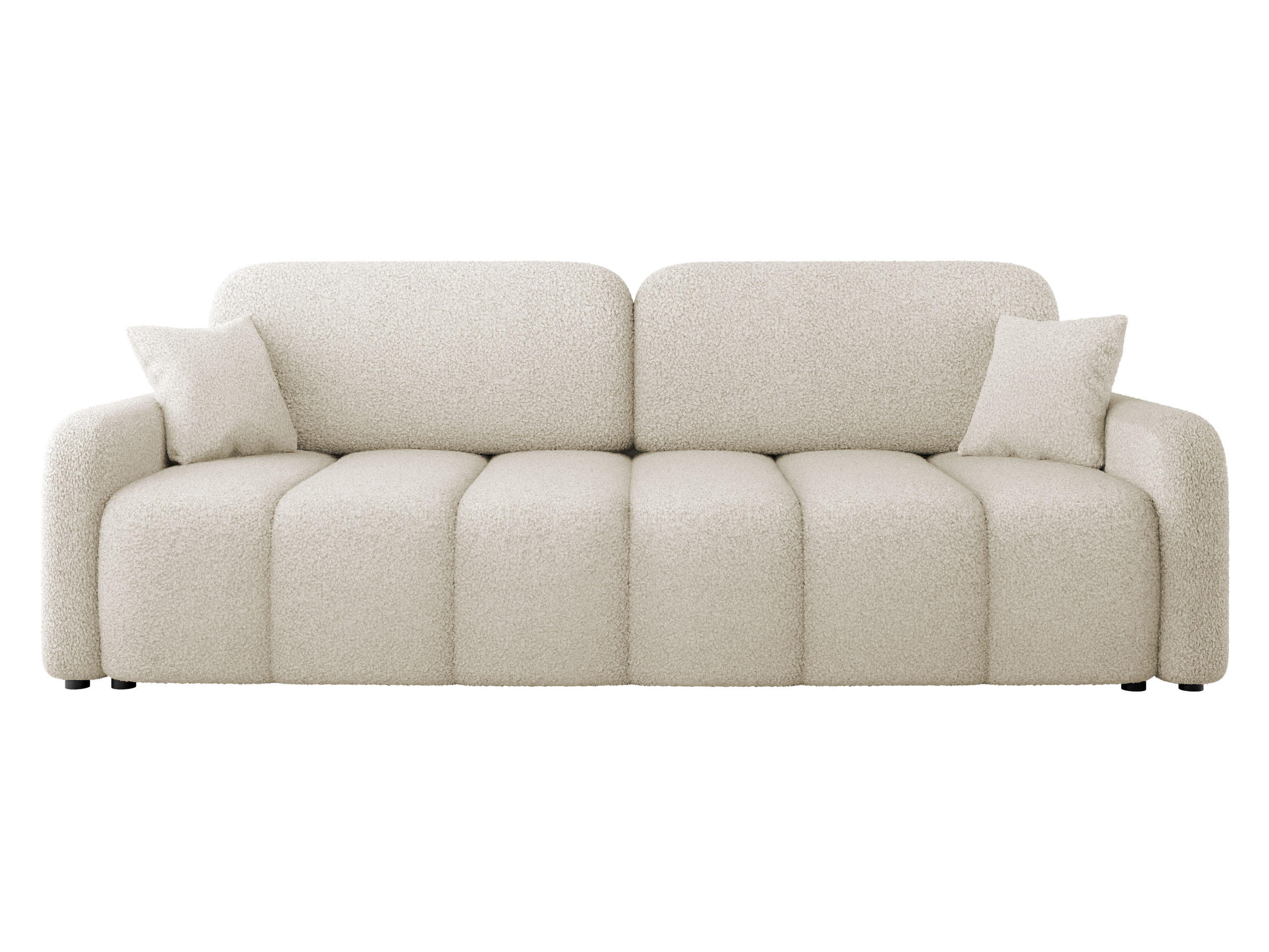 Mirjan24 Schlafsofa Creme 236x90x114 cm