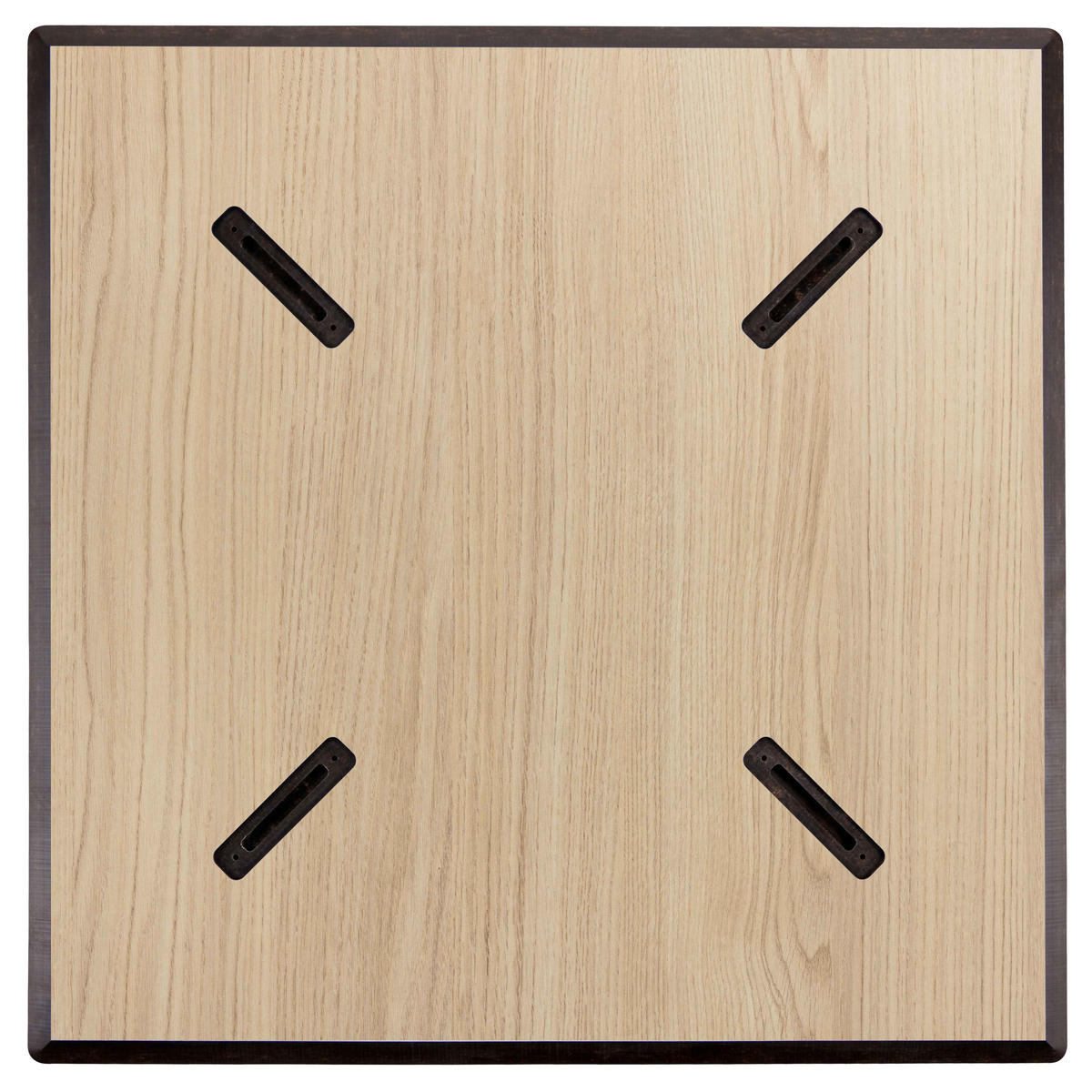 TISCHPLATTE 60 x 60 cm, Eiche natur - Hellbraun, Kunststoff (60/60/1.25cm) - Oviala