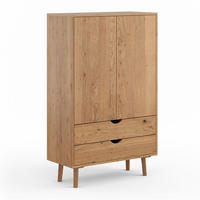 KLEIDERSCHRANK Simona Eiche Natur 90 / 40 / 145cm - Eichefarben/Braun, Holz (90/145/40cm) - Feldmann-Wohnen