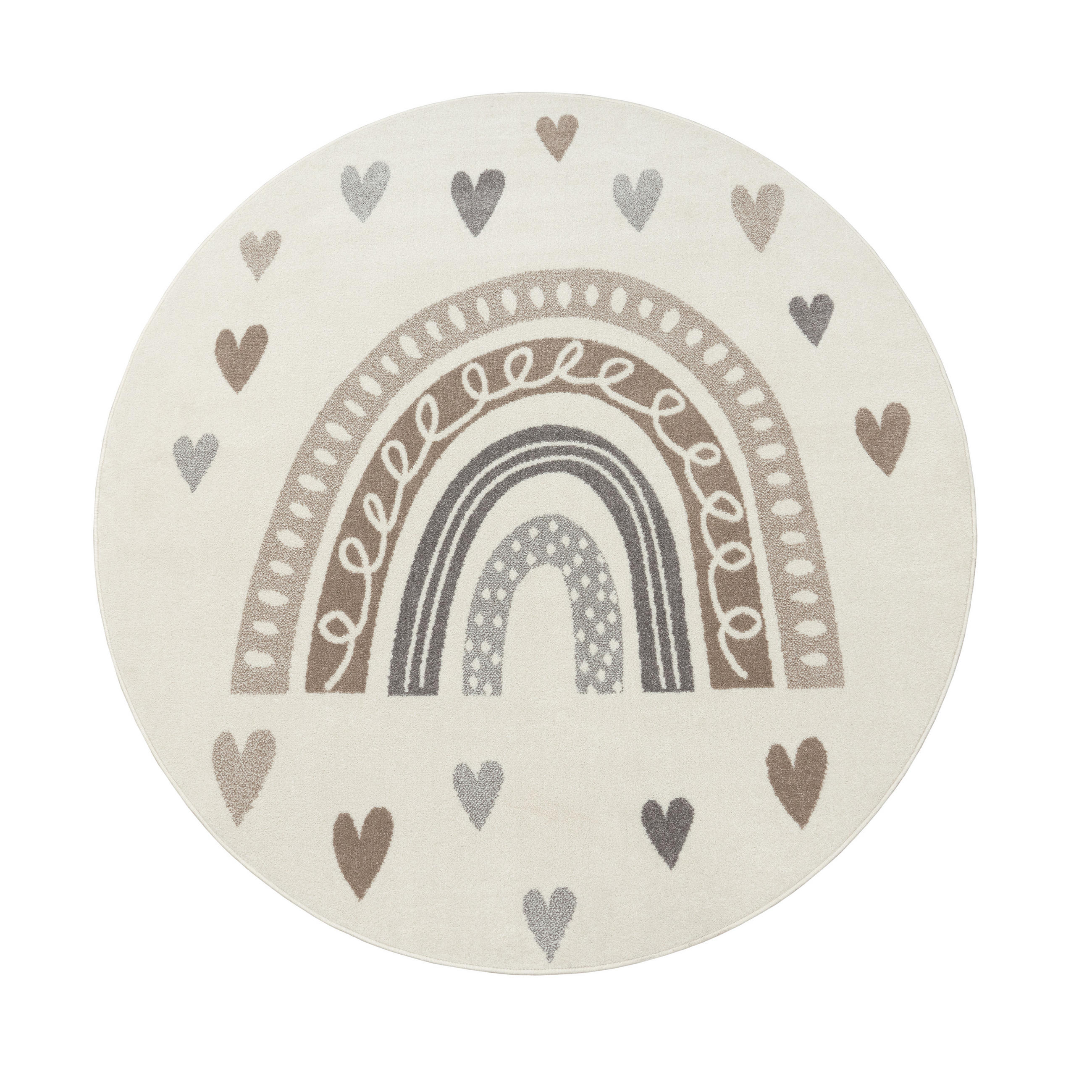 KINDERTEPPICH 160/160 cm Nino 887 - Beige, Textil (160/160cm) - Paco Home