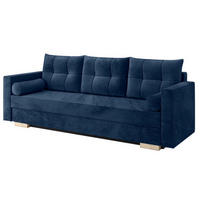 SOFA Blau KAYA Drei-Sitzer - Blau, Textil (217/92/85cm) - Sepro Meble