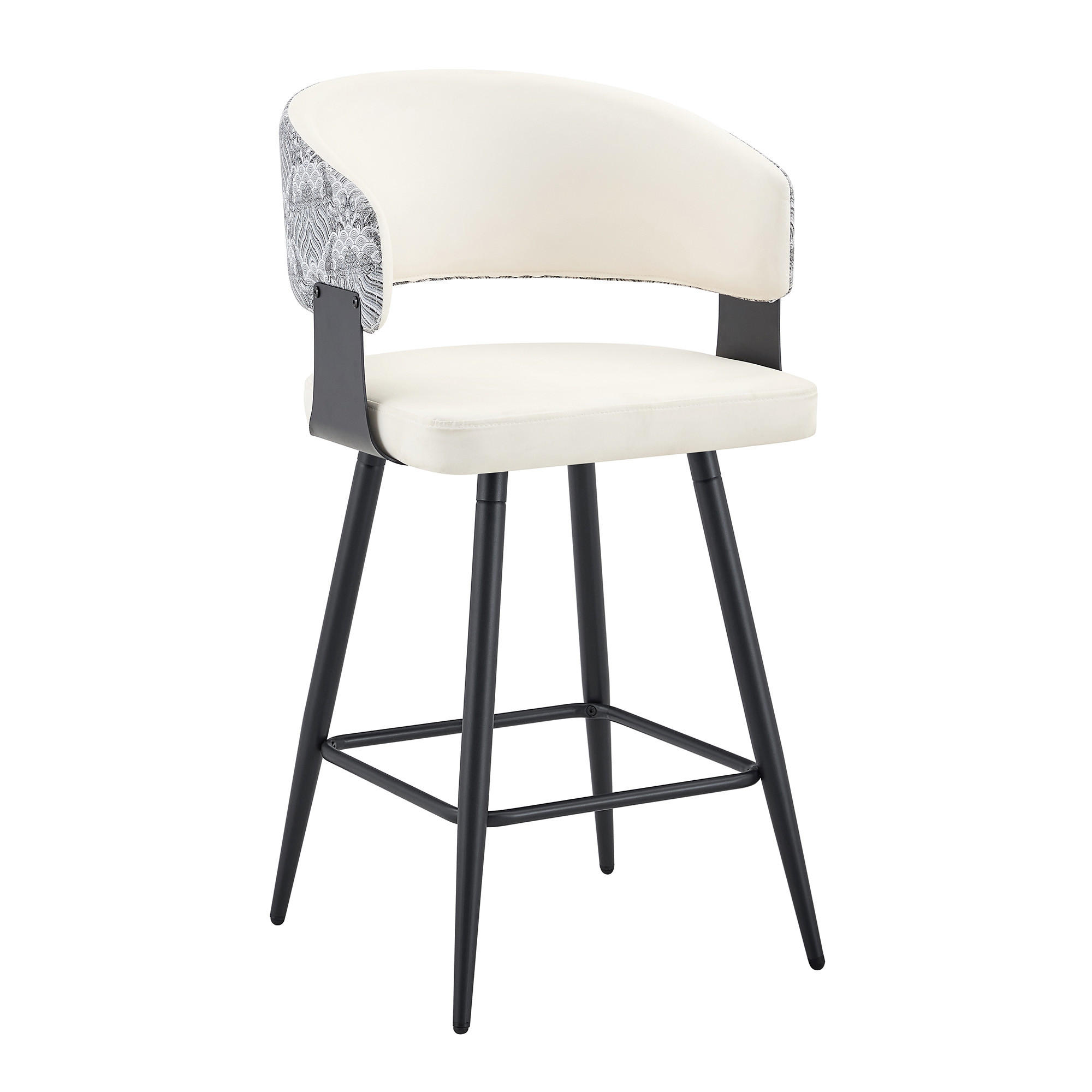 ComfortXL Barhocker Creme 47x94.5x46 cm