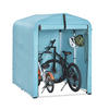 FAHRRADGARAGE Blau - Blau, Metall (120/163/176cm) - SoBuy