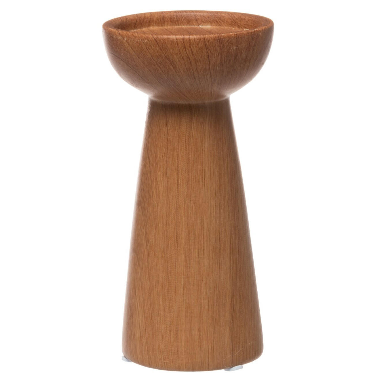 KERZENHALTER Keramik 18 cm - Braun, Keramik (9/18/9cm)