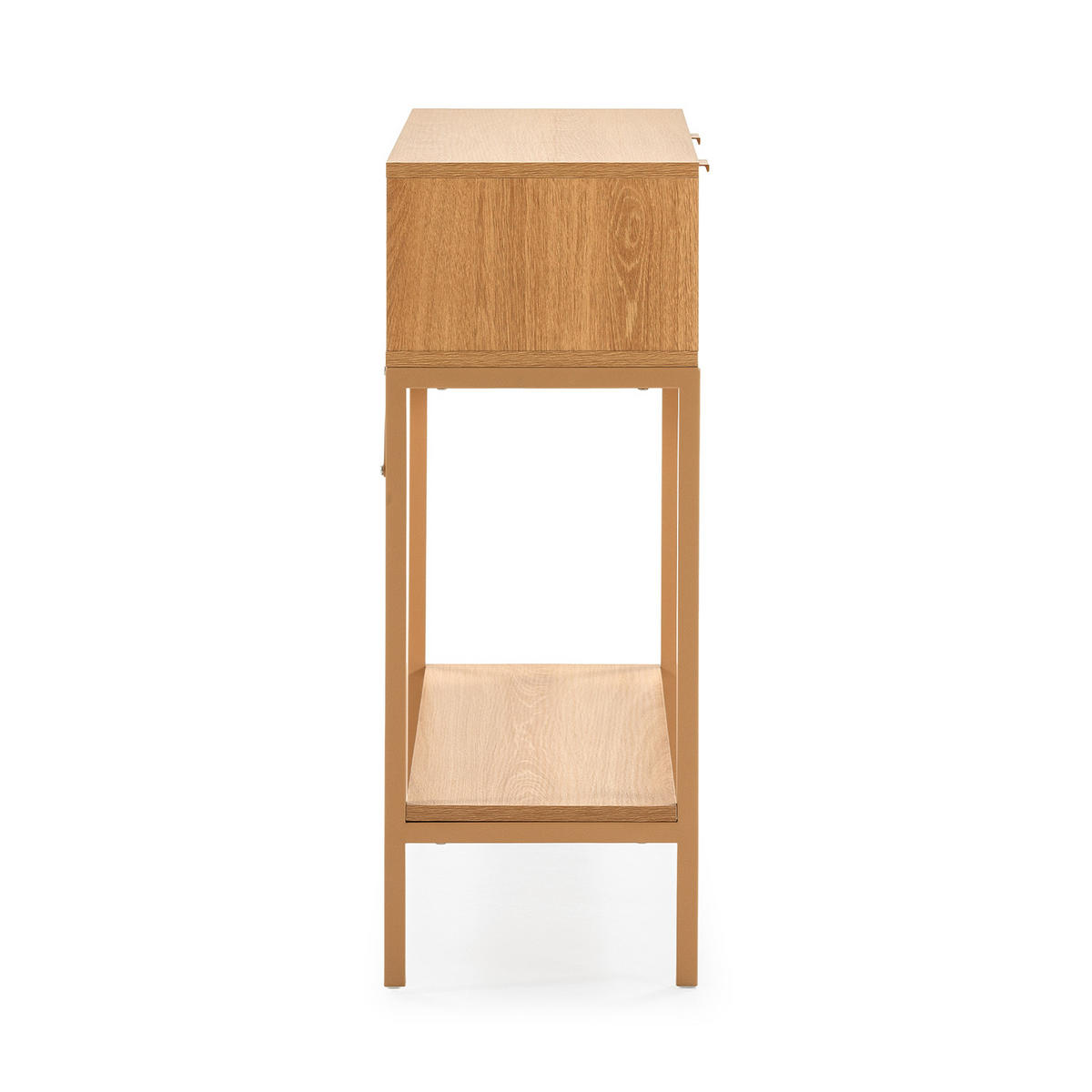 KONSOLENTISCH Lluvia 2 schubladen Eiche-Optik - Honigeiche, Holzwerkstoff (30/100/80cm) - VS Venta-stock