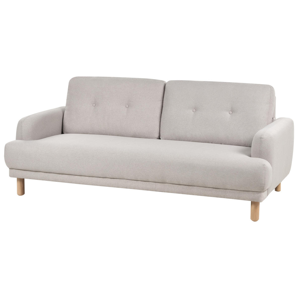 4-SITZER-SOFA Set Stoff taupe Tuve - Hellbraun/Beige, Textil (90/90/288cm) - Beliani