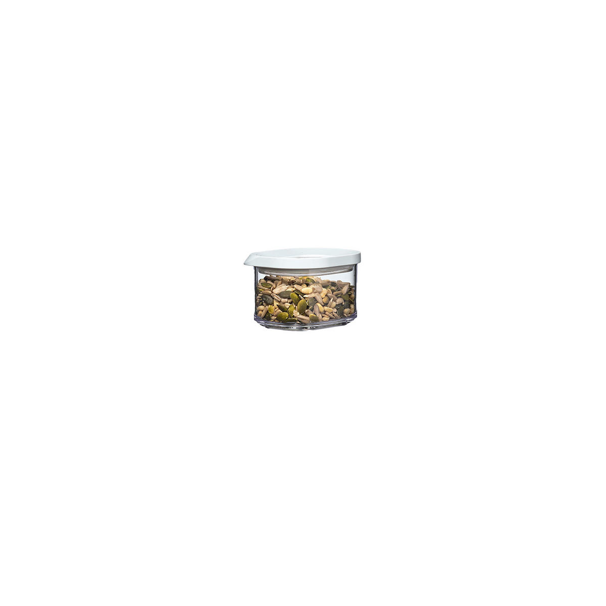 VORRATSDOSE Modula weiß 175 ml 4er Set - Weiß, Kunststoff (7.2/5.9/7.2cm) - Mepal