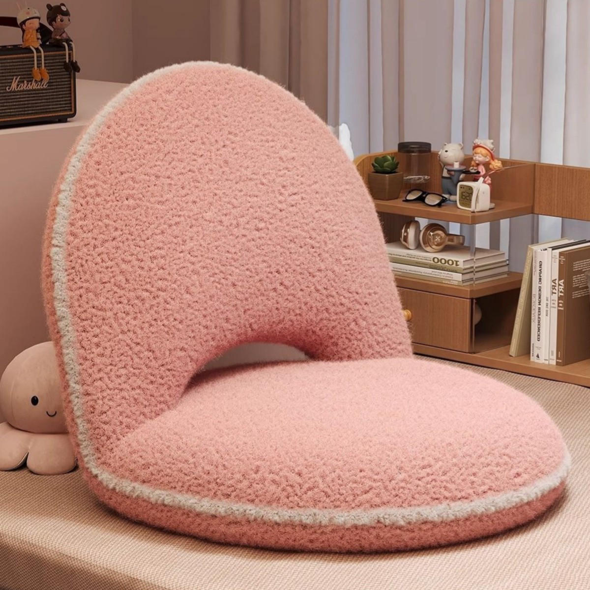 EINZELSOFA 47/44/50 cm - Rosa, Textil (44/50/47cm) - Authentics