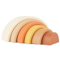 SILIKON-MOTORIKSPIELZEUG Baby Regenbogen - Multicolor, Kunststoff (50/140cm) - Bieco Spielwaren