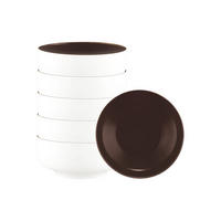 MÜSLISCHALEN Sento Home Pure Colors Chocolate Brown ø 15,4 cm 6er Set - Dunkelbraun, Keramik (15.4cm) - Seltmann Weiden