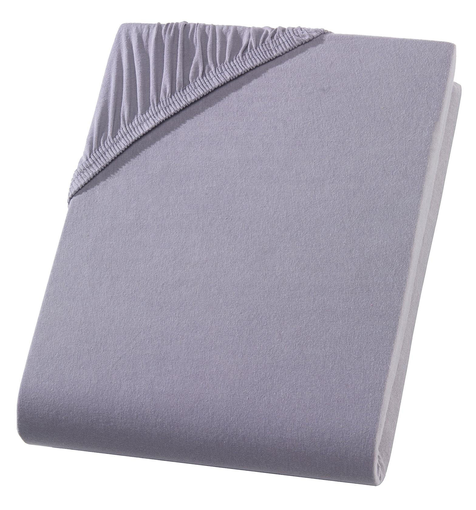 Carpe Sonno Spannbettlaken Grau 200x220 cm