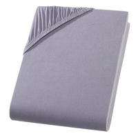 SPANNBETTLAKEN Boxspringbett Jersey 180x200 180x220 200x200 200x200, Wasserbett Bettlaken aus 100% Baumwolle - Grau, Textil (200/220cm) - Carpe Sonno