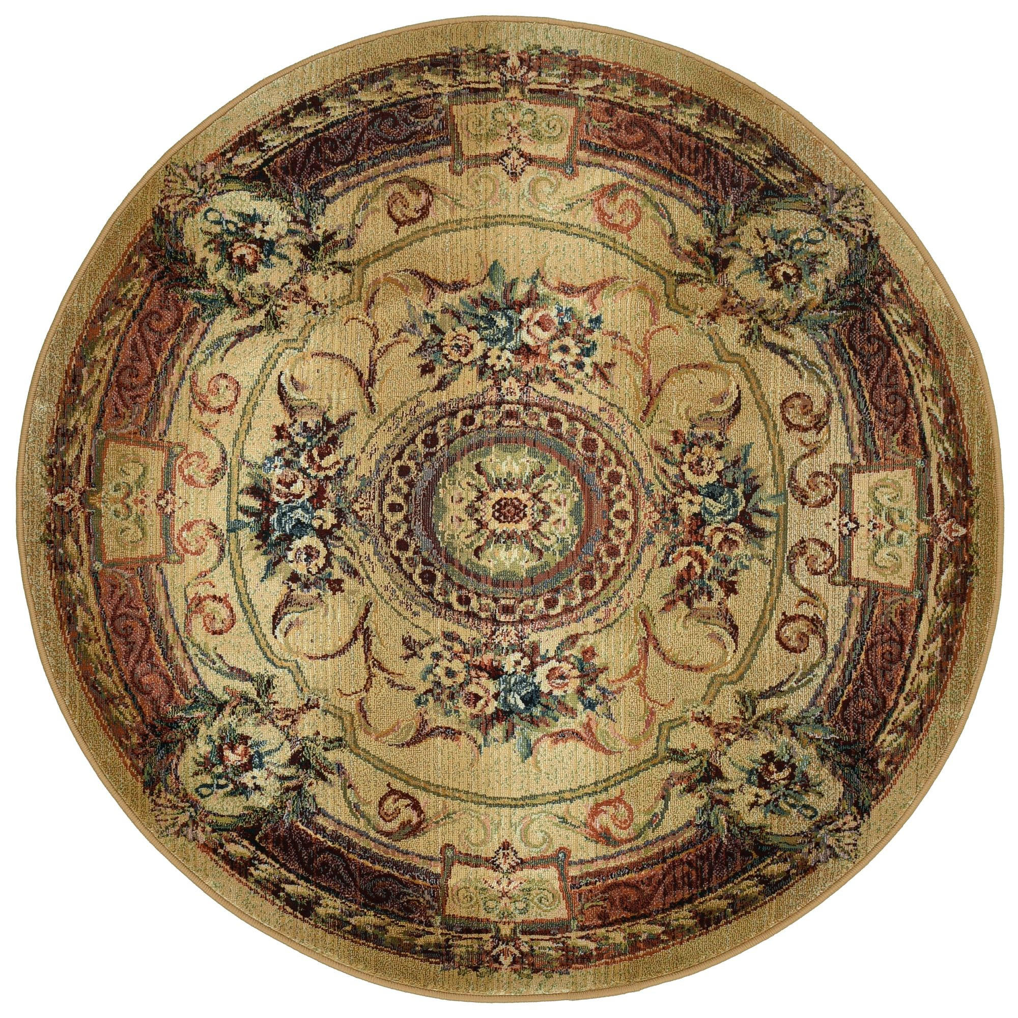 Theko Webteppich Beige 300x300 cm