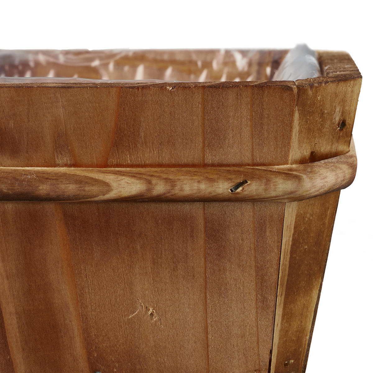 BLUMENKASTEN - Braun, Holz (19.5/8.5/11cm) - Relaxdays