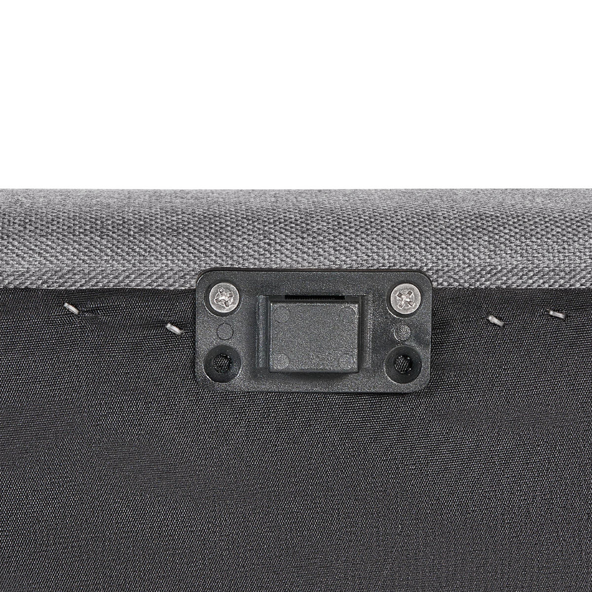 GARTENSOFA 3-Sitzer grau linke Seite modular Loretello - Grau, Textil (243/70/76cm) - Beliani