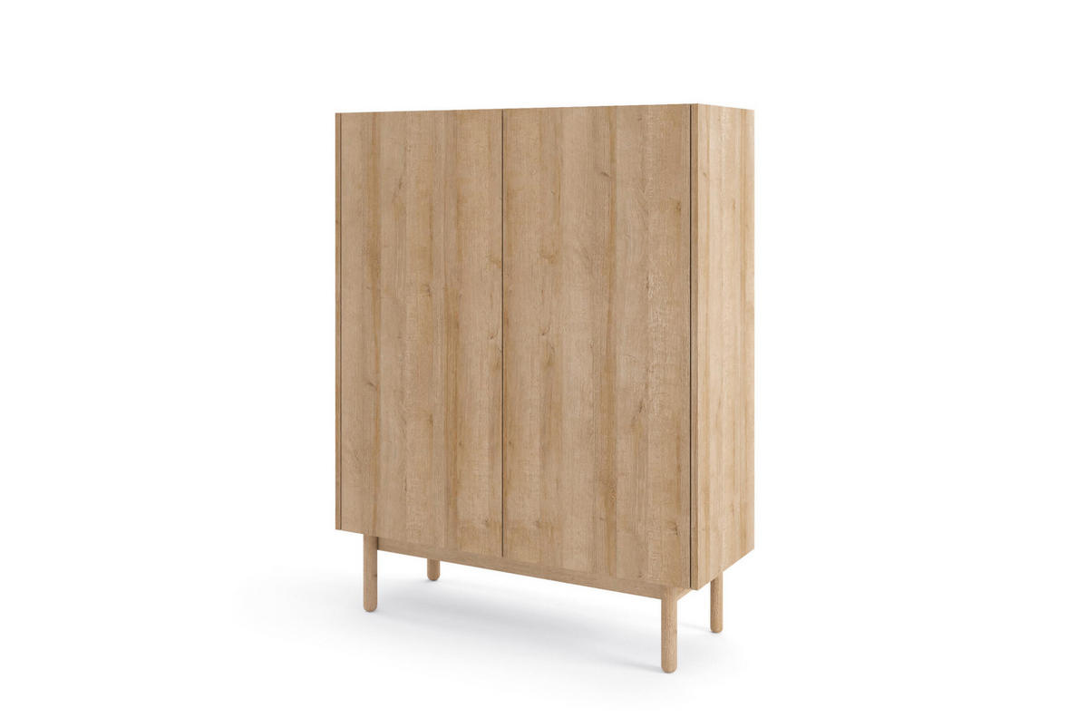 SIDEBOARD BEIGE - Beige, Holzwerkstoff (97/122/37cm) - FURNLUX