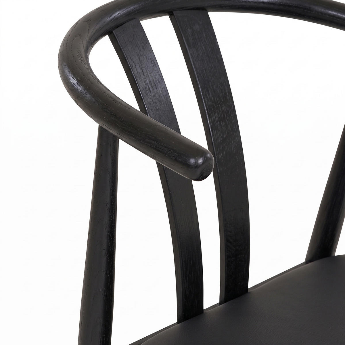 MATSTOL Andre 54 x 60 x 77 cm – svart - Svart, Bokträ/Trä (54/77/60cm) - ebuy24
