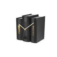 TISCHUHR Book 15/20/20 cm - Schwarz, Papier (20/20/15cm) - Karlsson