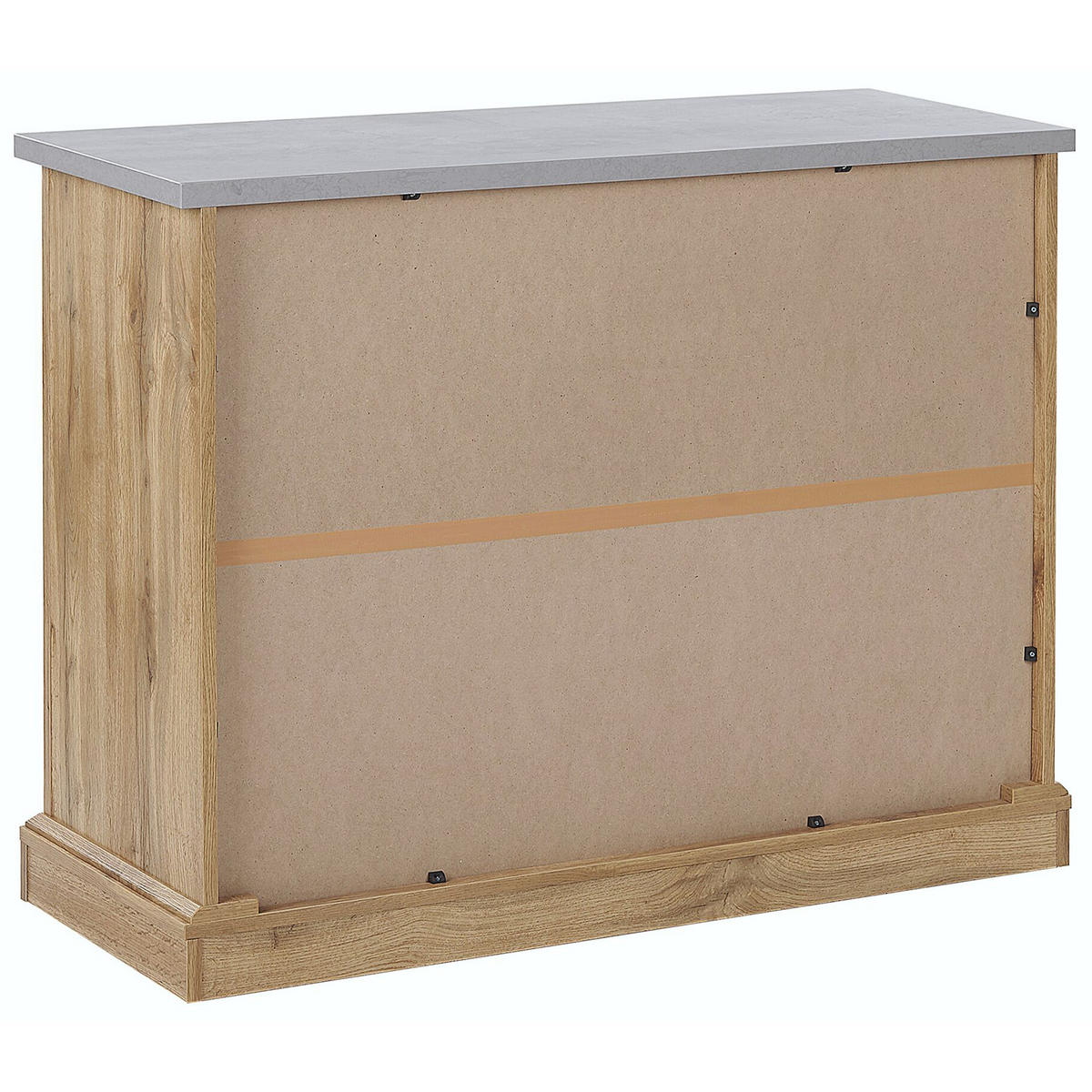 SIDEBOARD Světle hnědý Toronto - hnědá, kompozitní dřevo (101/79/40cm) - Beliani
