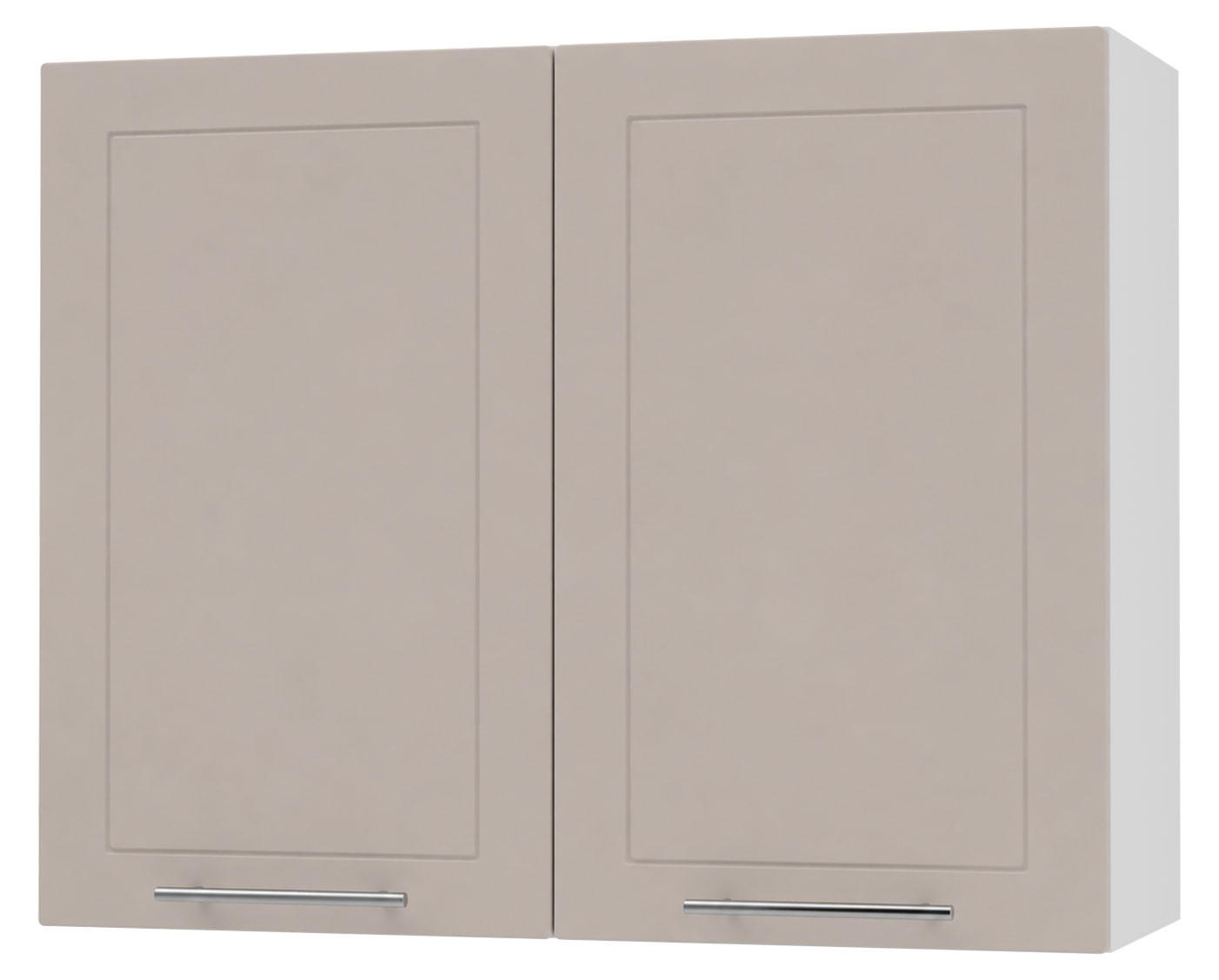 KÜCHENHÄNGESCHRANK Kvantum W3/90 Weiß / Kaschmir Matt 90 / 32,5 / 72cm - Kaschmir/Weiß, Holz/Holzwerkstoff (90/72/32.5cm) - Feldmann-Wohnen