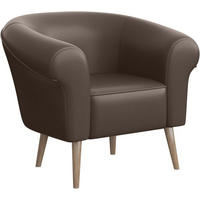 SESSEL Emilia - Buchefarben/Braun, Holzwerkstoff/Buchenholz (73/70/57cm) - Meblini