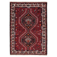 ORIENTTEPPICH handgeknüpft Gashgai Rot 151/107 cm Schurwolle - Rot, Textil (107/151cm) - Looma