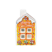 TEELICHTHALTER Lebkuchen in Bunt - 14,50cm - Multicolor, Keramik (8.5/14.5/8.3cm) - Blond Amsterdam