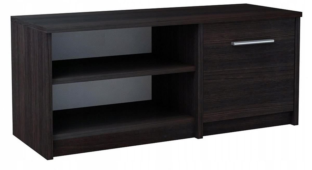 FERNSEHKOMMODE BODO 1D Wenge 98/35/42 cm - Wengefarben, Holzwerkstoff (98/42/35cm) - Matkam Möbel