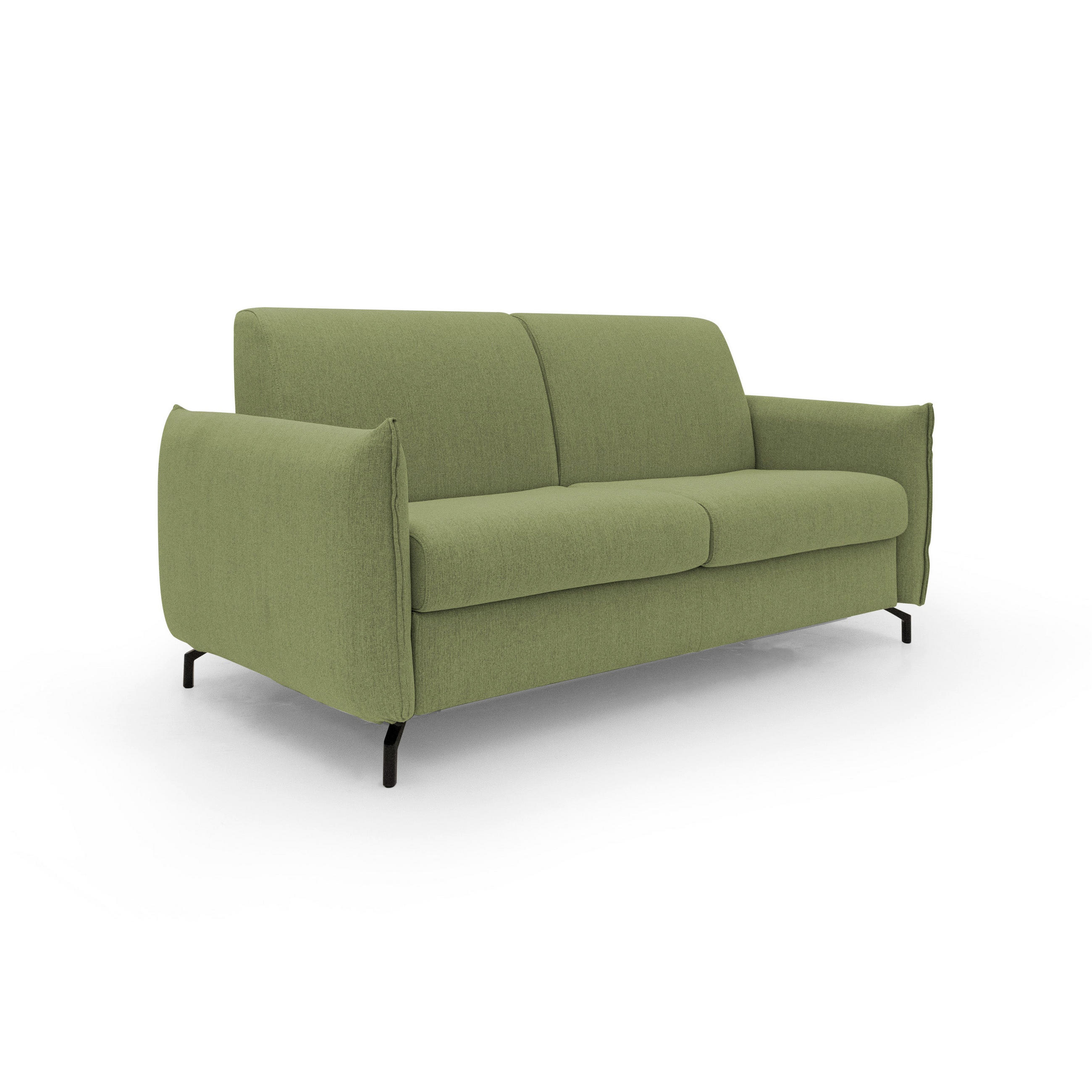SCHLAFSOFA Scarlet - Grün, Textil (175/95/96cm) - Divani.store