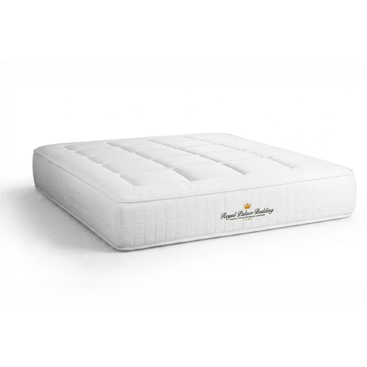 MATRATZE Balmoral Memory-Schaum 150 x 195 cm h3 - Weiß, Textil (150/195cm) - ROYAL PALACE BEDDING