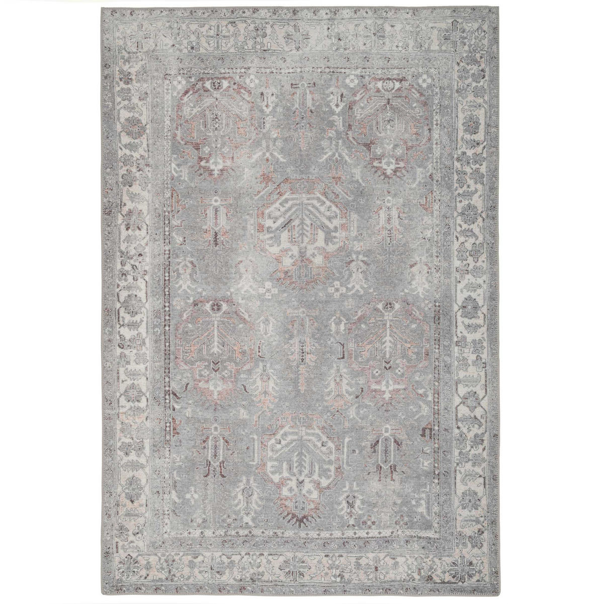 FLACHWEBETEPPICH Edelgrau - Grau, Textil (240/330cm) - Kukoon Rugs