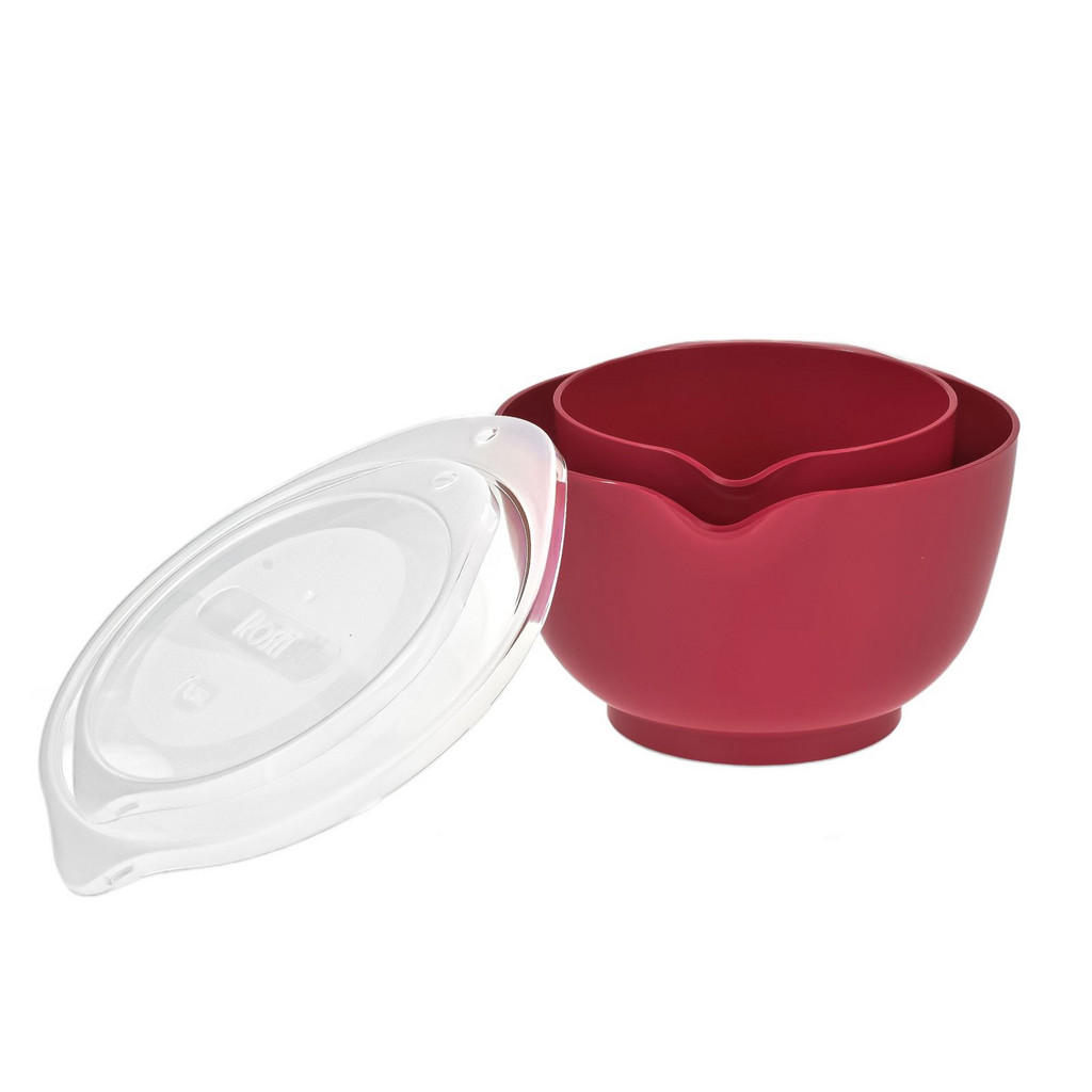 Thumbnail - Rosti Rührschüssel-Set, Rot, Kunststoff, 15 cm, Backen, Backhelfer, Rührschüsseln
