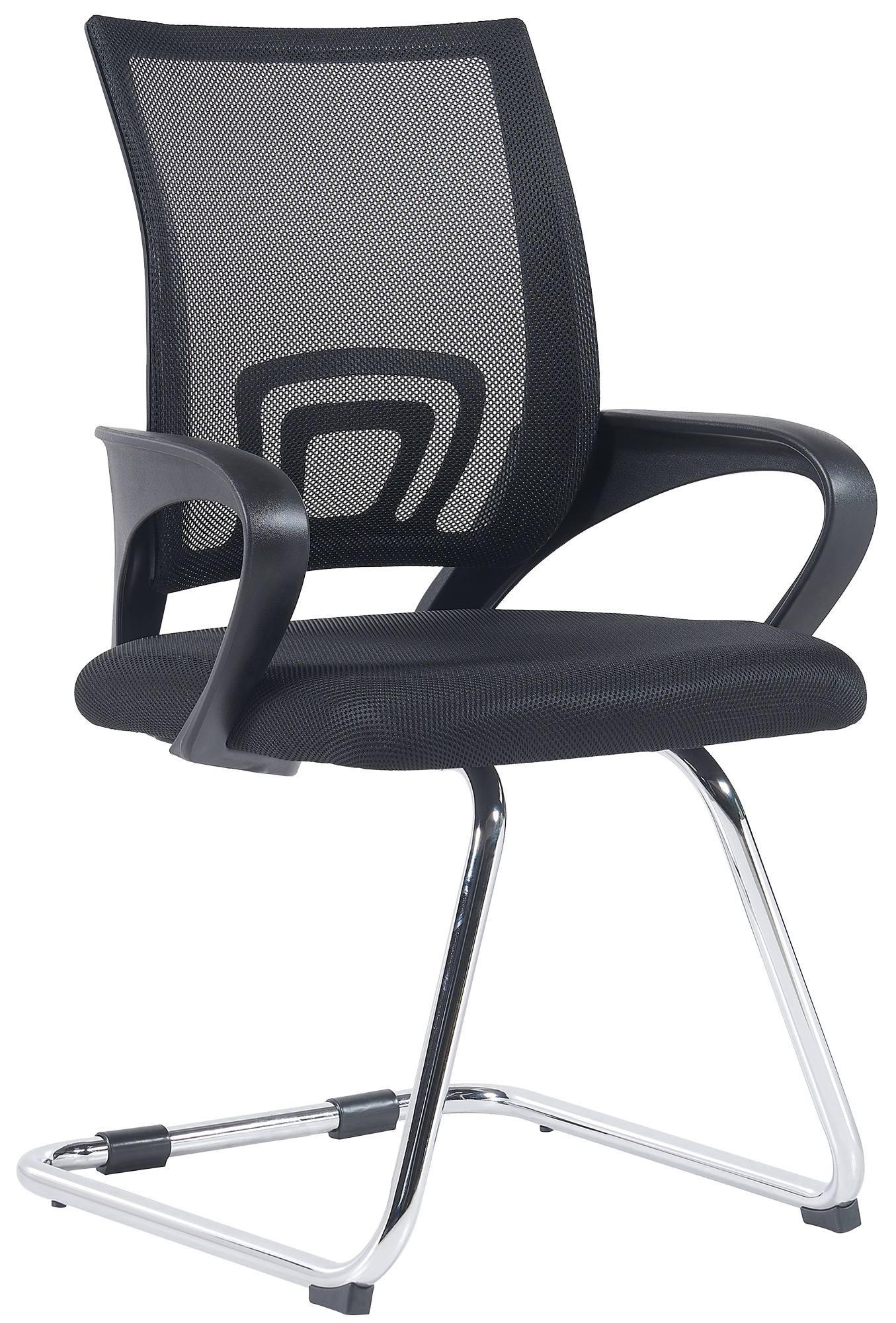 Deluke Besucherstuhl Schwarz 59x91x53 cm
