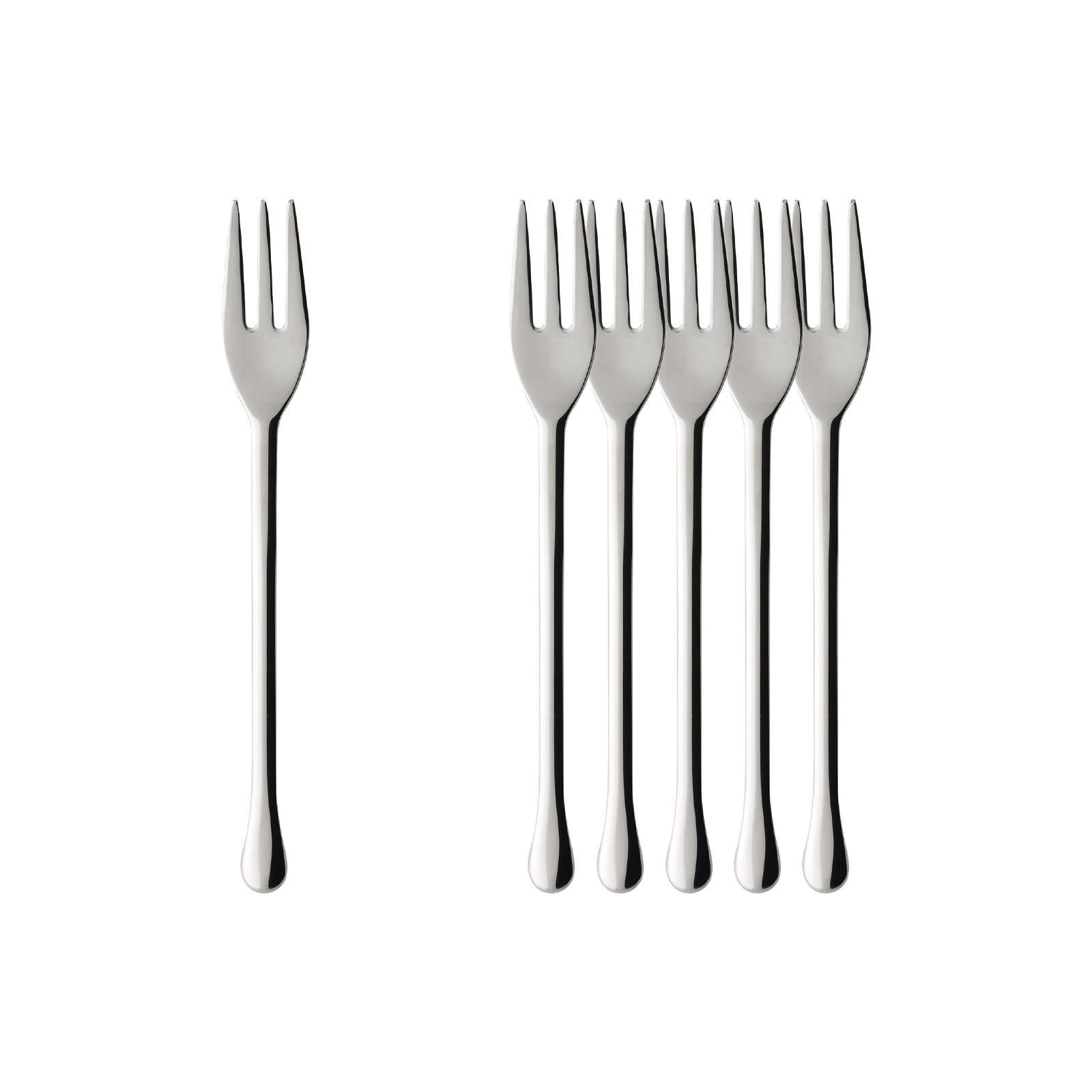 KUCHENGABELN Udine edelstahl 15,6 cm 6er Set - Silberfarben, Metall - Villeroy & Boch