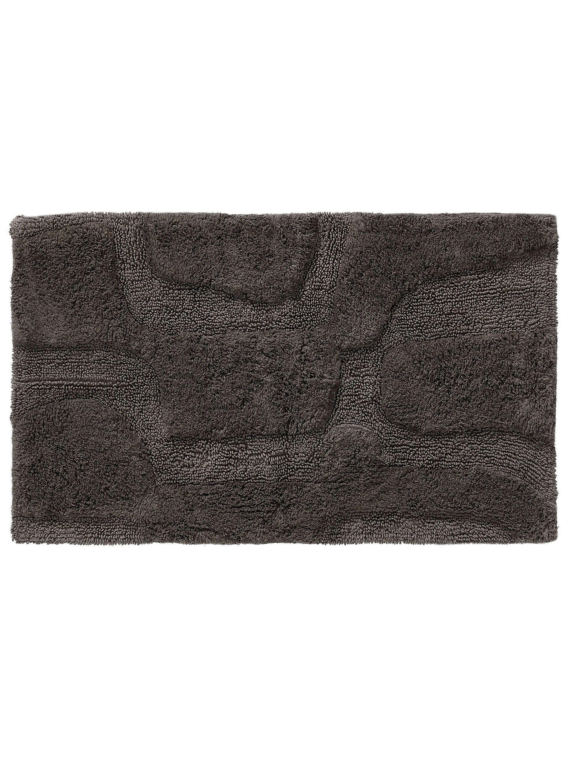 BADEMATTE Nehir Grau 80x150 cm - Grau, Textil (80/150cm) - benuta Nest
