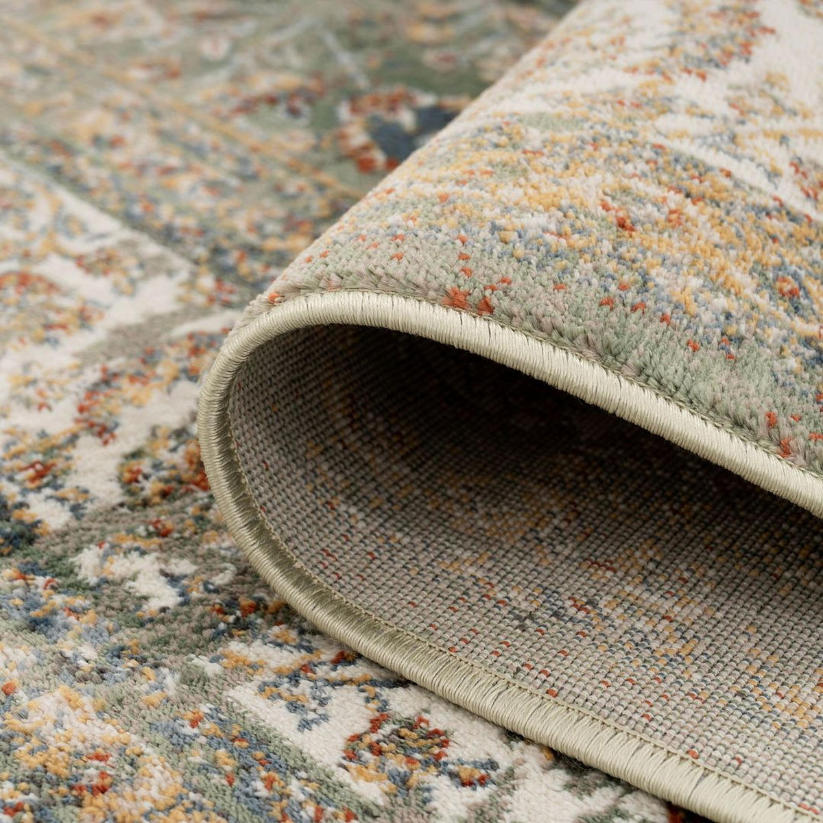 TEPPICHLÄUFER Havana Basila Grün - Grün, Textil (61/239cm) - Kukoon Rugs