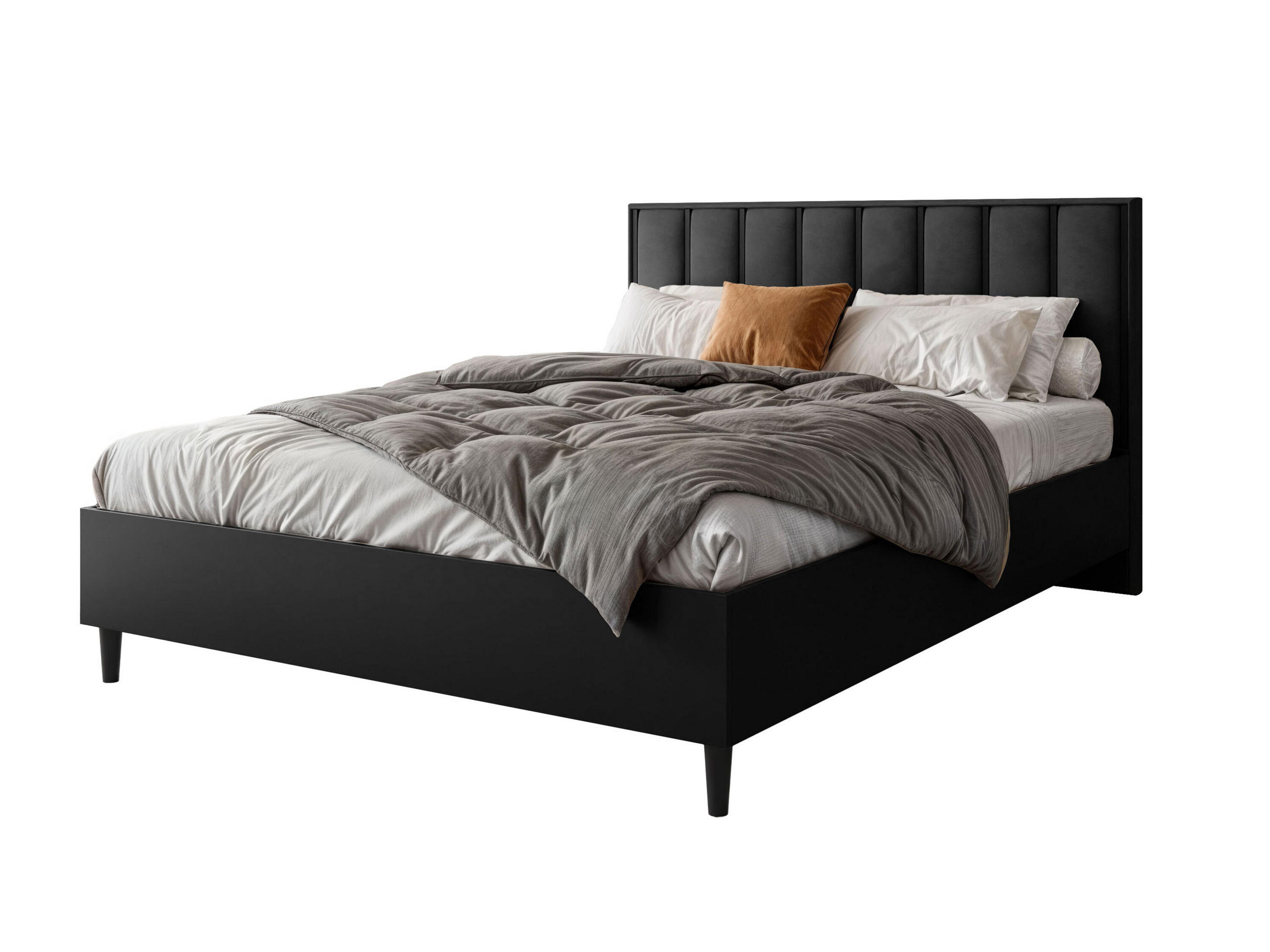 Margaret Hadas24 Doppelbett Schwarz 160x200 cm