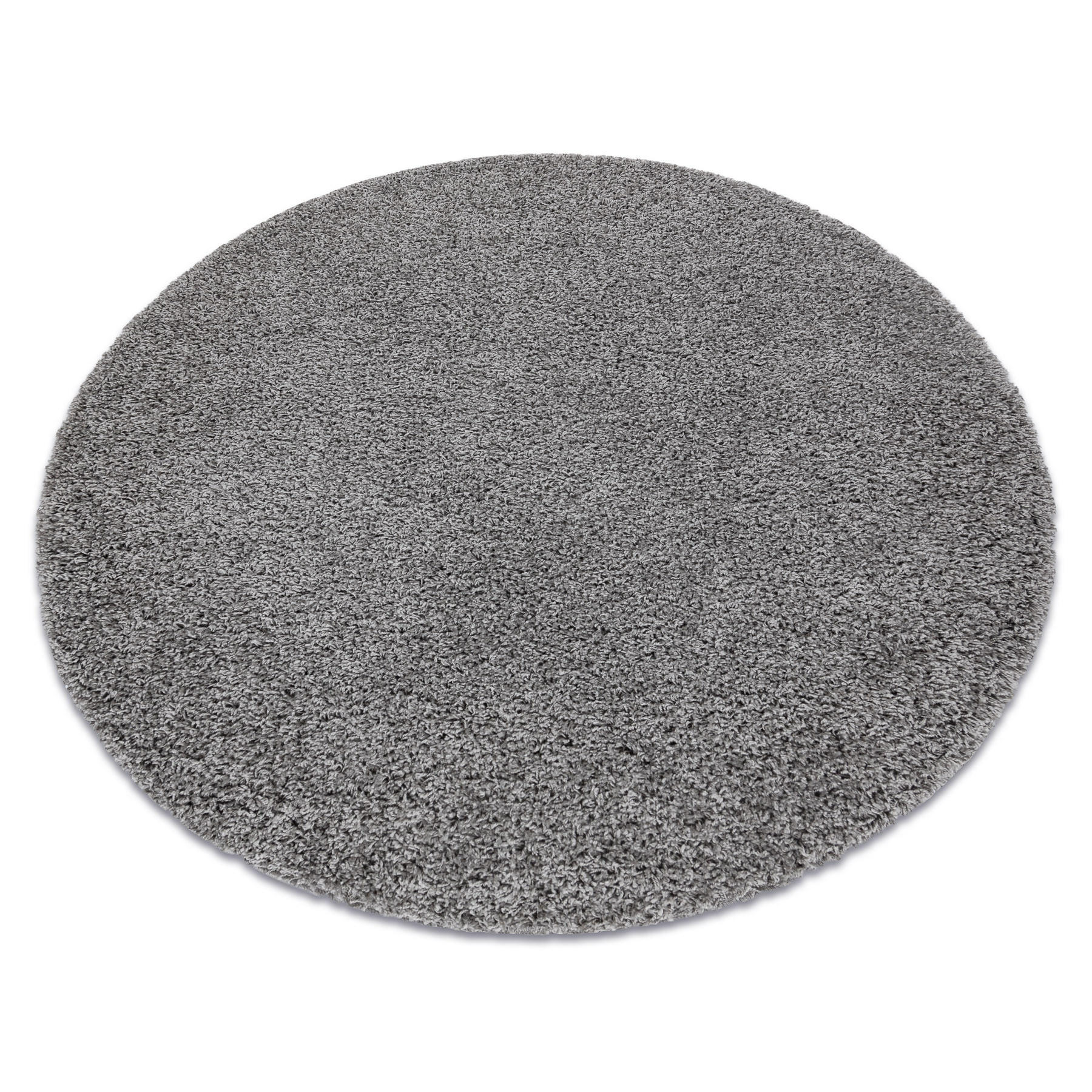 rugsX KULATÝ koberec SOFFI shaggy 5cm šedá 160 cm